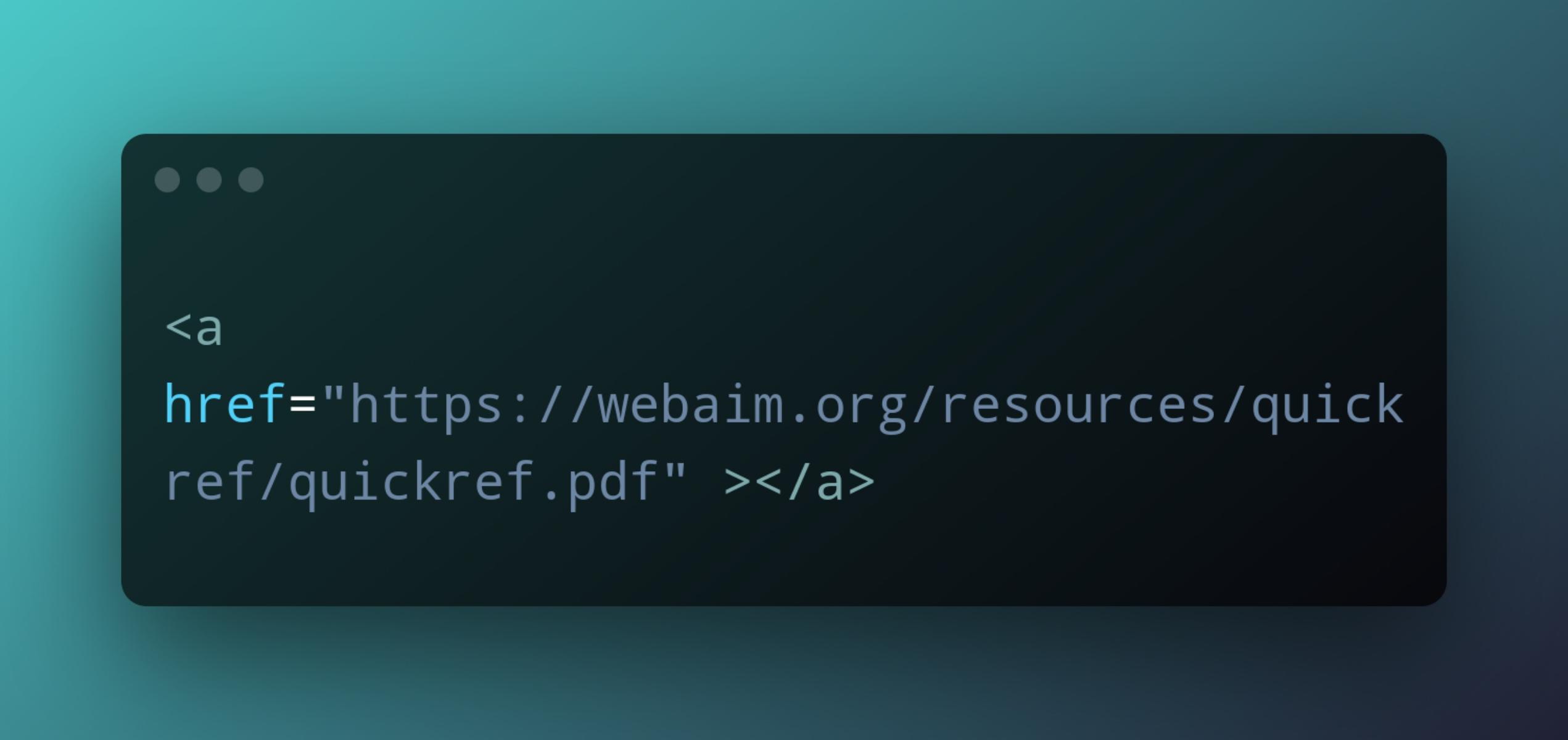 Linking to a file 