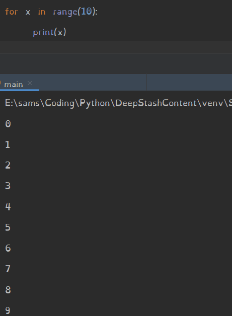 Learning Python: For loops