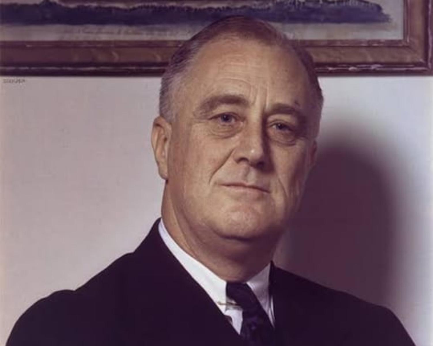 FRANKLIN D. ROOSEVELT.