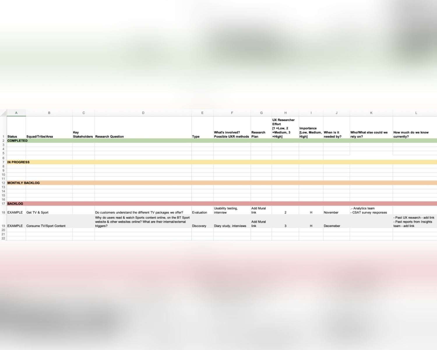 User Research X Agile Product Devlpmt - The Research Backlog 2/4