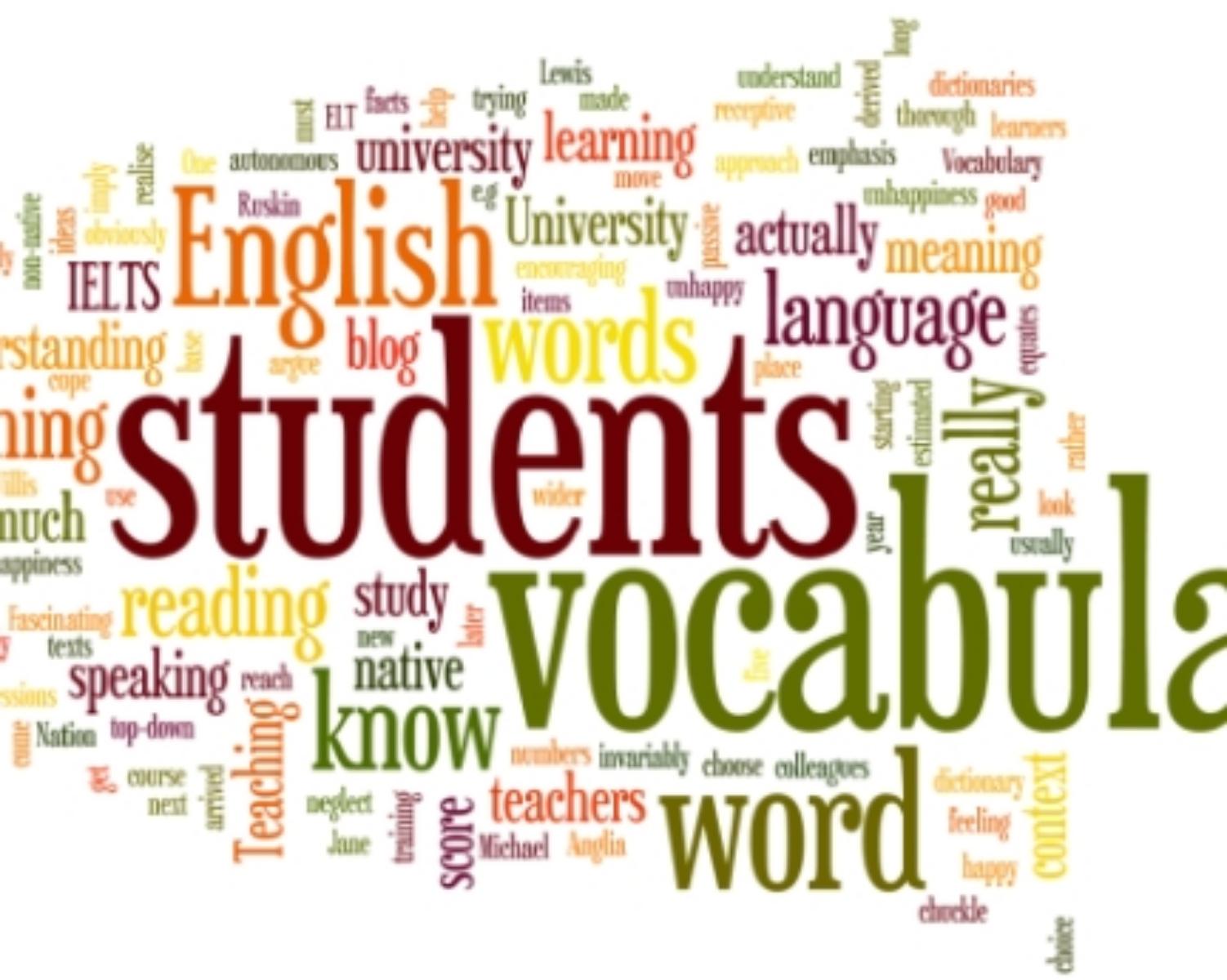 3. Build your vocabulary 