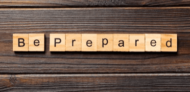 Be prepared, be prepared, be prepared