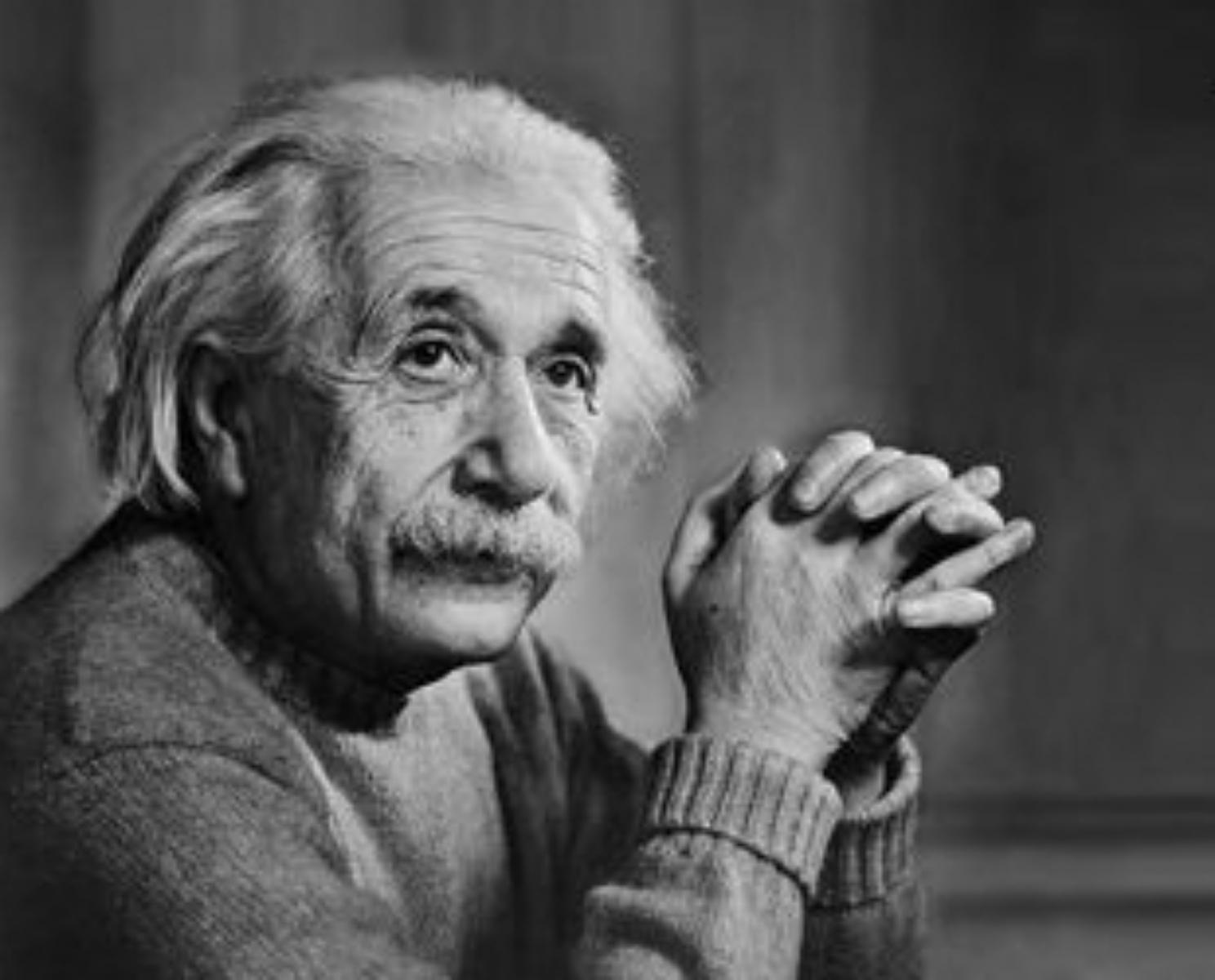 ALBERT EINSTEIN.