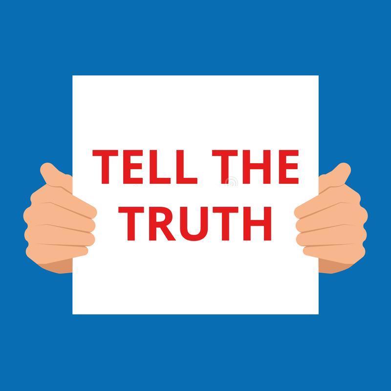 Tell the truth