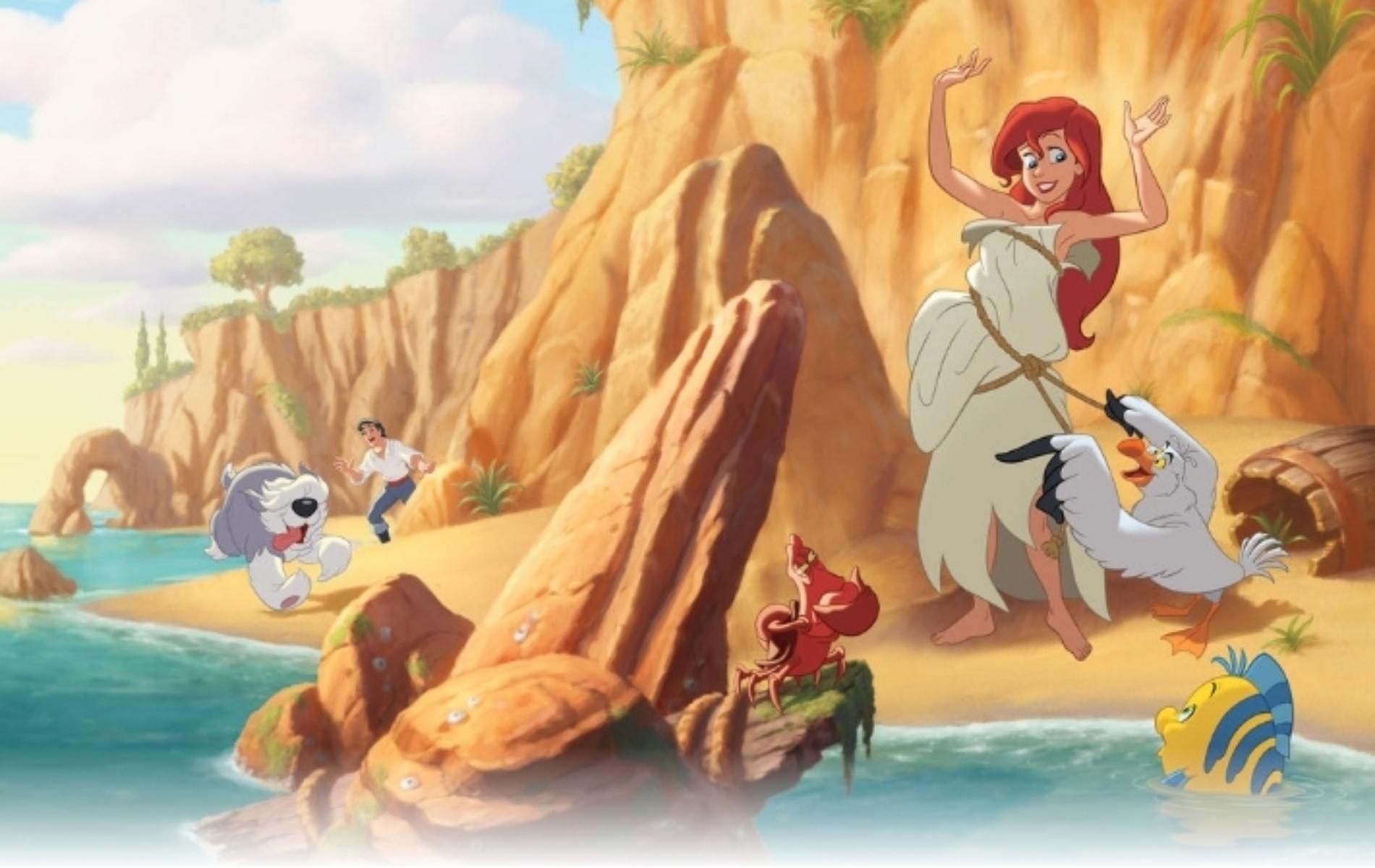<p>she would become a mermaid ...