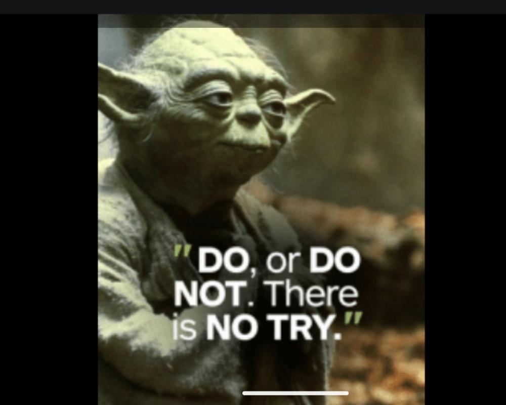 <p><span><em>1. “No! Try not. ...