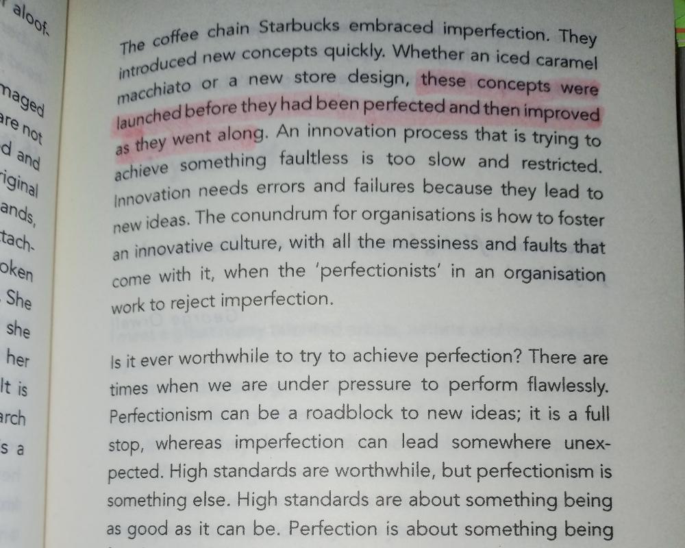 Embracing Imperfection