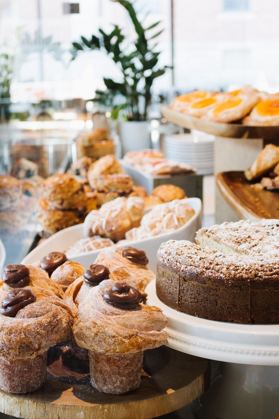 8. Consuming a whole lot of bakery products like bread and pastries