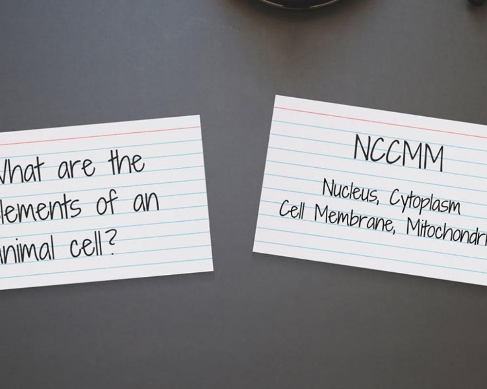 Tip #1: Test yourself with flashcards
