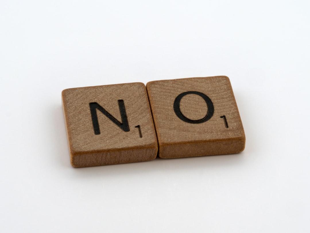 4/ Learn to love saying "No."