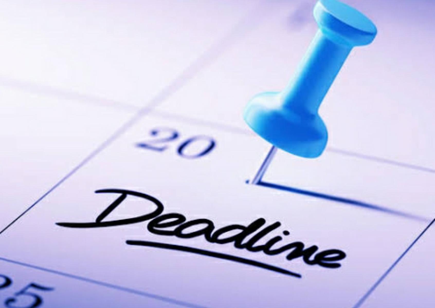 DEADLINES CAN BE POWERFUL