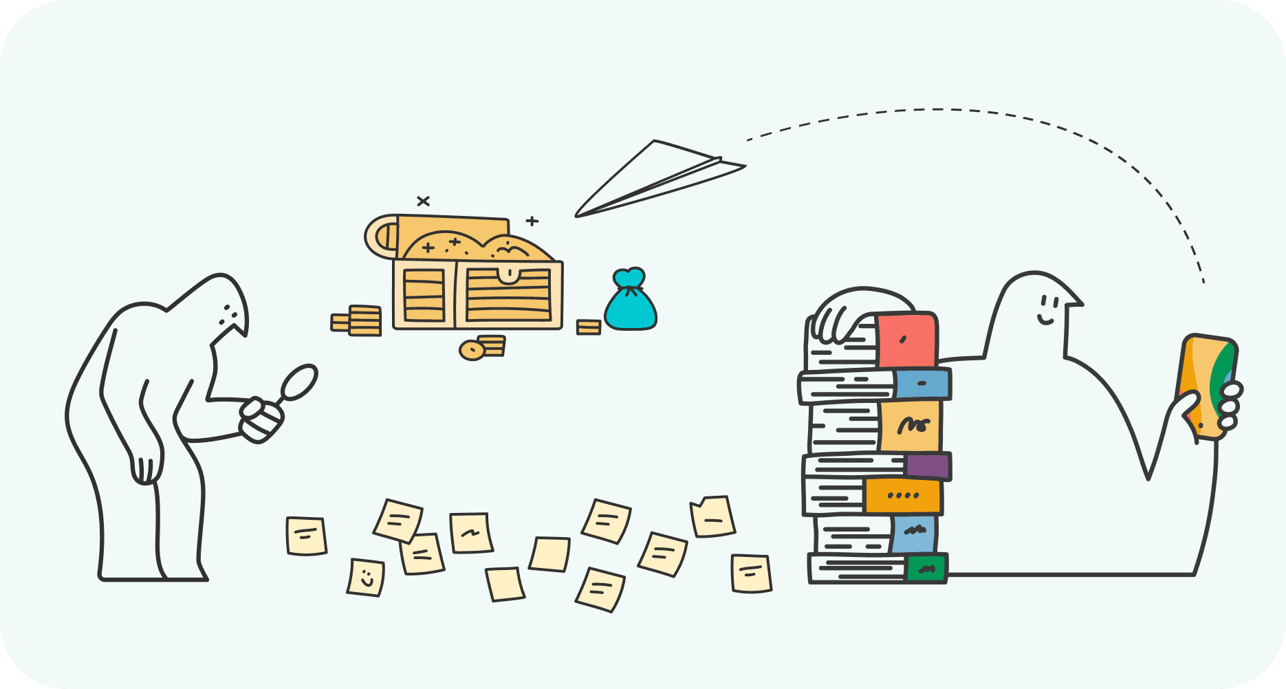 Deepstash's Stashy explaining Bite-Sized Learning
